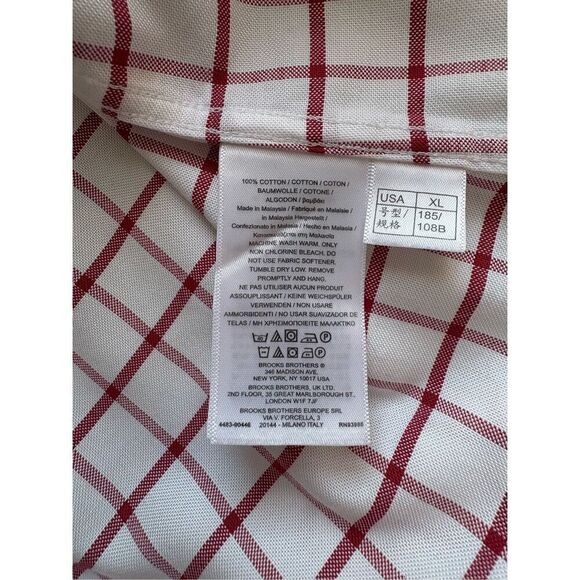 Brooks Brothers Regent Fit Non-Iron 100% Cotton Pocket Dress Shirt - Picture 7 of 8